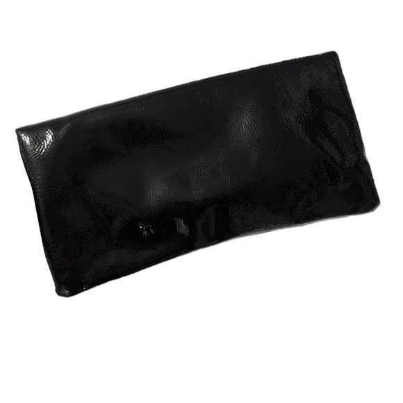 Shiny Black Clutch Purse, Nine West - Picture 2 of 8